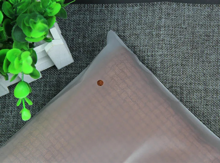 50pcs 140micron Both Sides Frosted Garment Zipper Bag T-shirt Underwear Socks Toys Towel Travel Wash Supplies Packaging Pouches