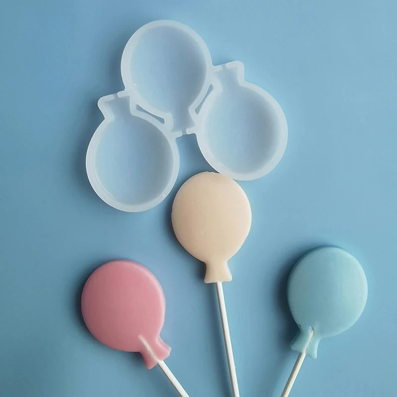 Easter Bunnies Chicken Bird Lollipop Silicone Mould DIY Handmade Chocolate Candy Mold Sugarcraft Cake Decorating Tools Bakeware