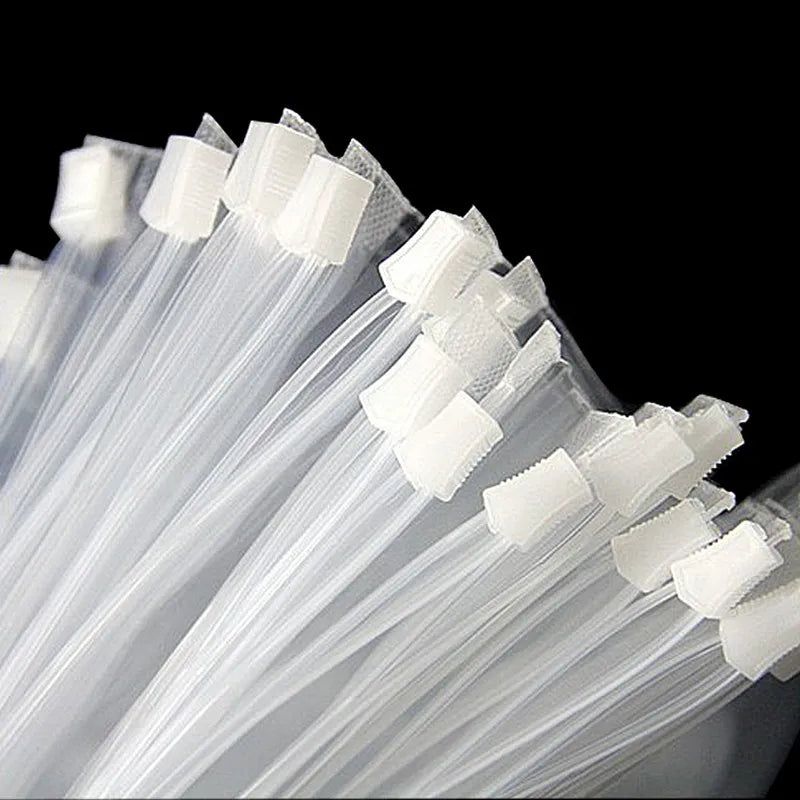 50pcs 140micron Both Sides Frosted Garment Zipper Bag T-shirt Underwear Socks Toys Towel Travel Wash Supplies Packaging Pouches